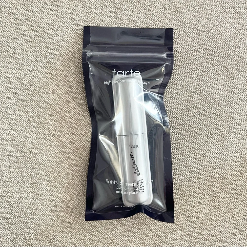 New Tarte Lights Camera Action Platinum Mascara